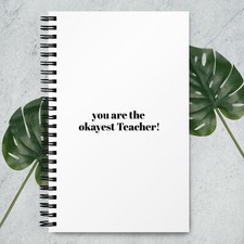 Spiral notebook motivation