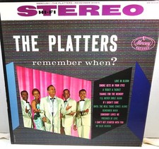 record 33 LP The Platters Remember When Mercury Sr-60087.Combined shipping
