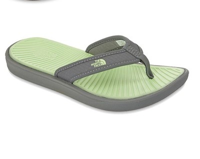 sage green flip flops
