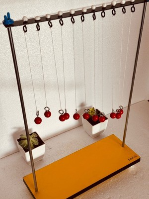 wave motion pendulum on wooden base for science labs. Edufab
