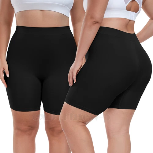 Pantalones cortos moldeadores talla grande para mujer pantalones cortos anti rozaduras pantalones cortos para niños bragas sin costuras - Imagen 9 de 35