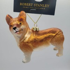 NEW Robert Stanley Corgi Dog Christmas Ornament