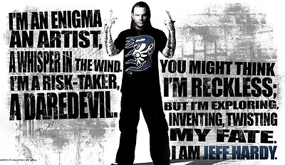 A3/A4 Größe - Jeff Hardy Professional Wrestler NEU KUNSTDRUCK POSTER # 29