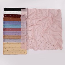 35" Muslim Women Hijab Wrap Scarf Square Scarves Head Cover Islamic Shawls Stole