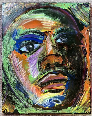 Abstract Portrait Painting 16 x20  Benefits St Jude Children s Research Hospital