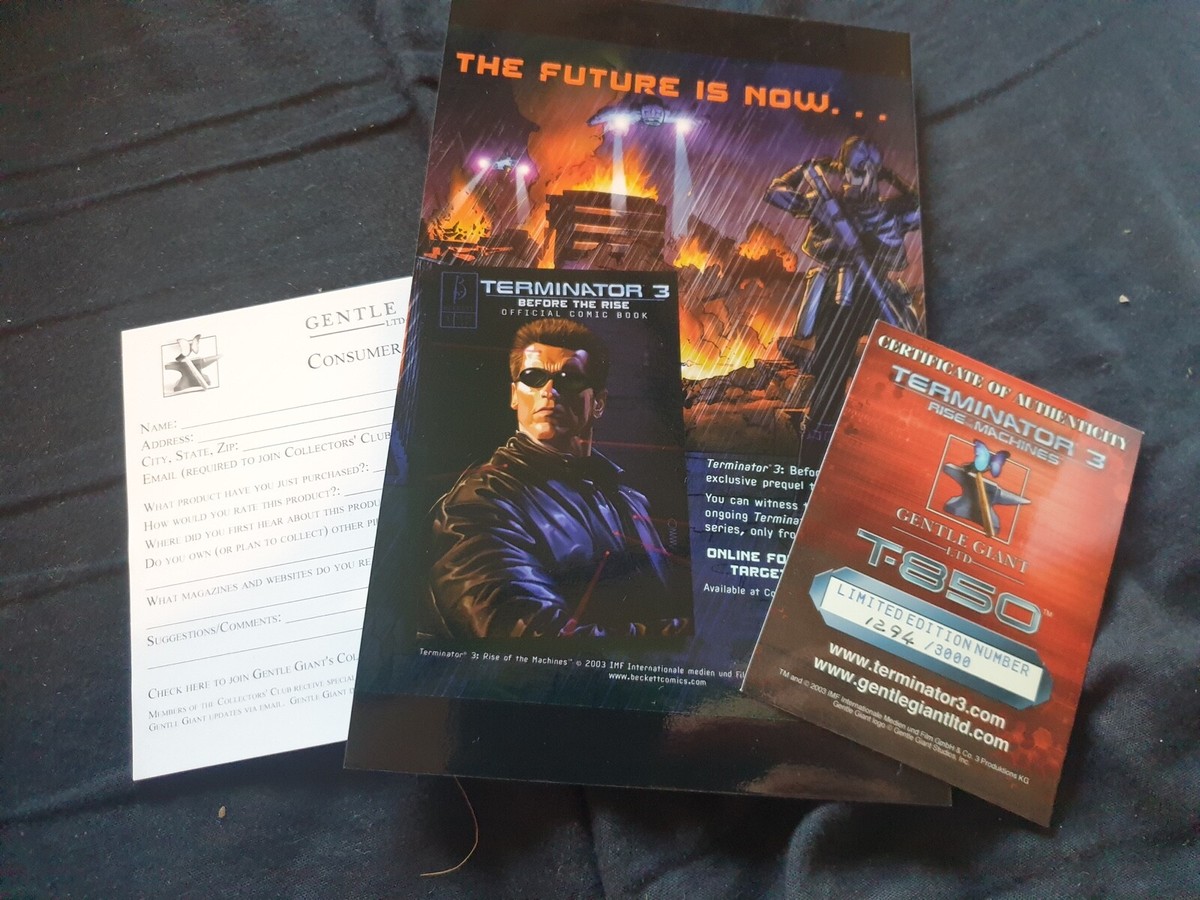 T-850 Terminator 3 Rise of The Machines Bust 7 Inch Gentle Giant