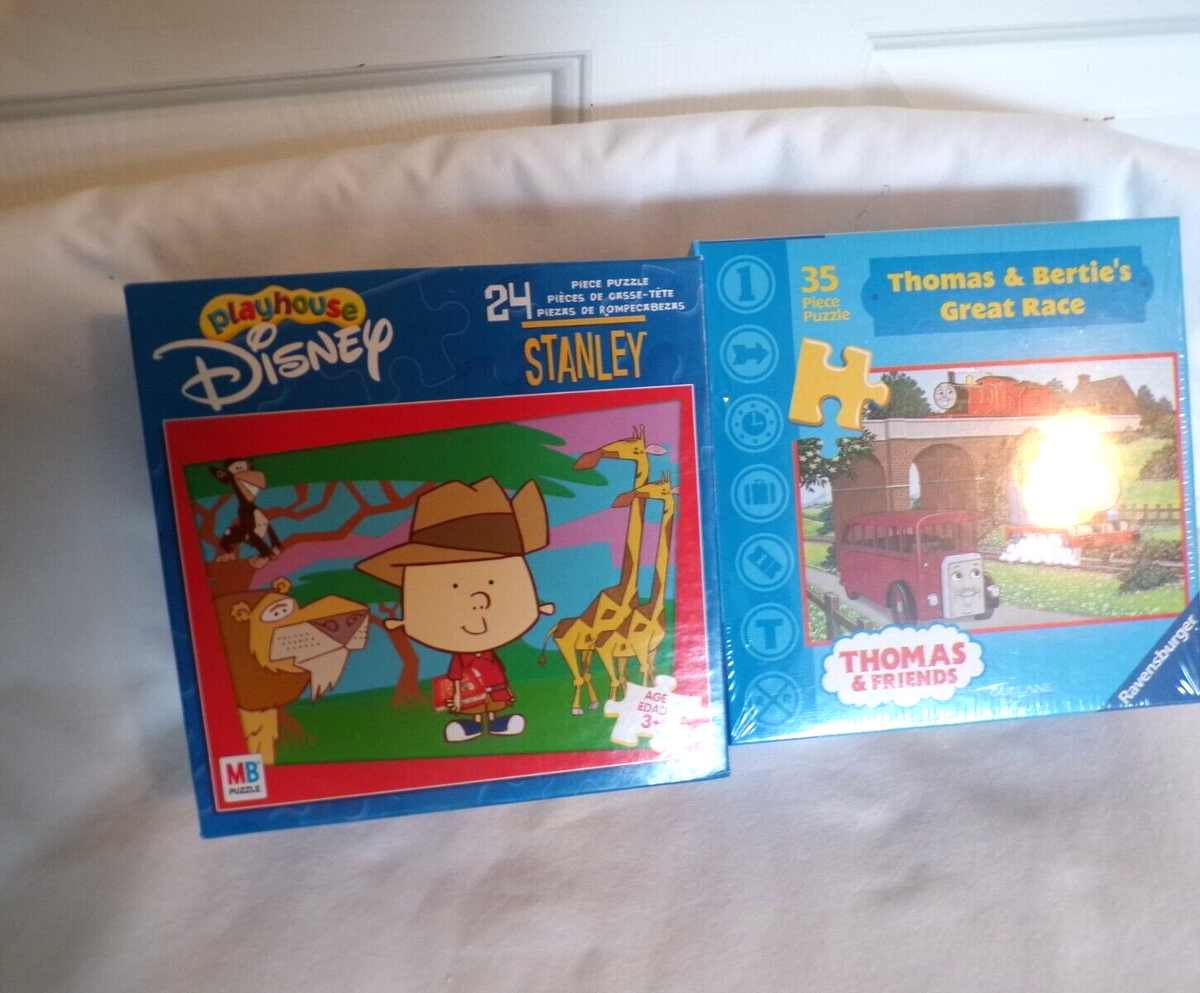 Disney Thomas the Tank 35 24 Piece Puzzles NIB Stanley Lot of