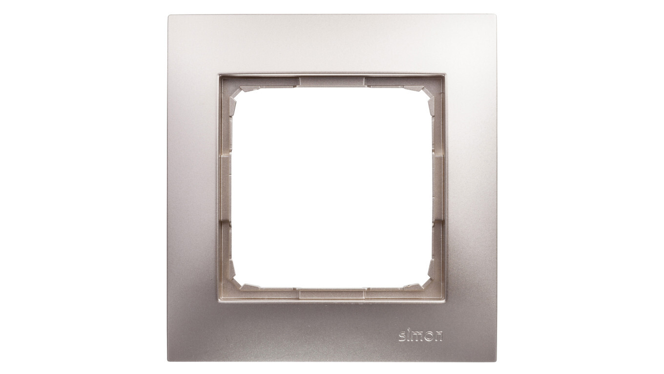 Simon 54 Premium Single frame, golden matt / for plasterboard / DRK1 / 44 /T2UK