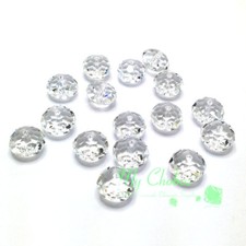 6 Swarovski 5040 Briolette Rondelles Beads 12mm clear CRYSTAL Clearance SALE