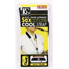 BG Model S90SH Soprano/Alto/Tenor Saxophone Padded Cool Strap with Snap Hook