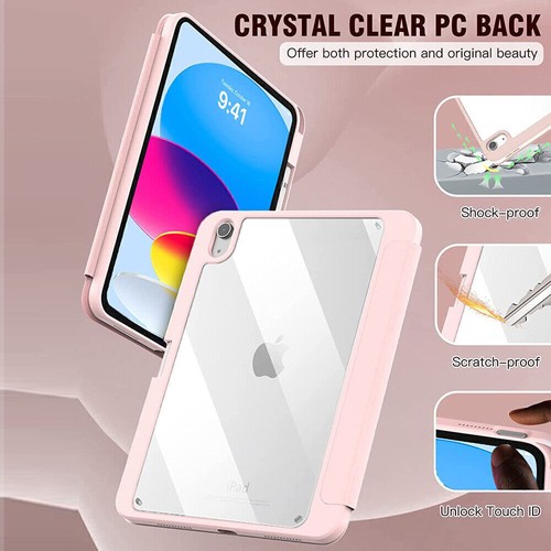 Smart Case For 2025 NEW iPad Air 11" M3/ iPad Pro 11 inch 2024 Clear Back Cover - Picture 33 of 75