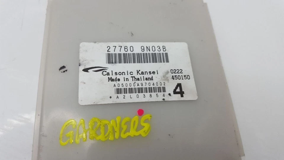 Temperature Computer AC Control Amplifier 2009 10 Nissan Maxima 277609N03B - Image 2 of 4