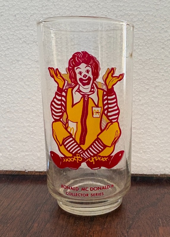 Ronald McDonald Collectors Series Glass & Fries Patch