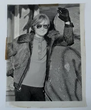 Ancien grand négatif photo : Claude François : 30,8 * 23