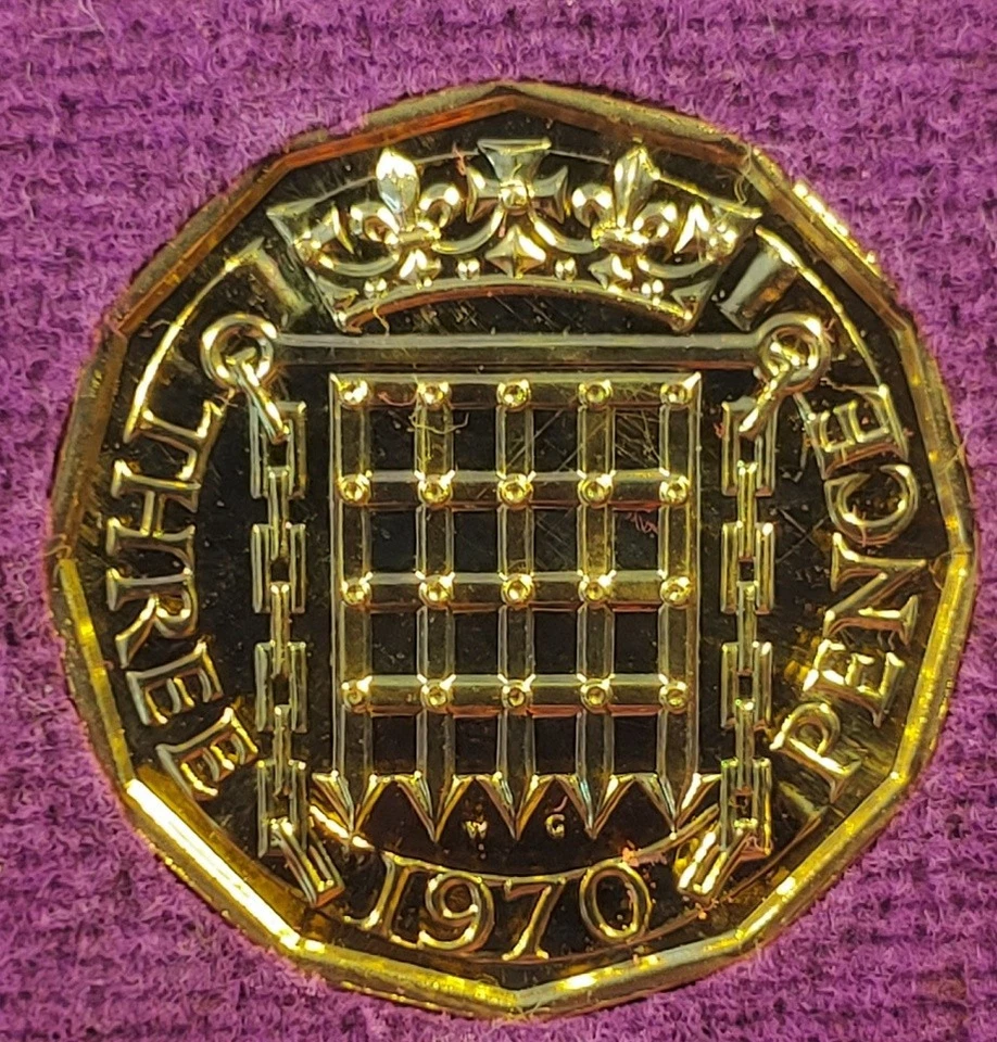 Juego de monedas de prueba The Best Of The Queen 1970 OGP/estuche/certificado de autenticidad raro medallón Royal Mint Foto 3 de 4