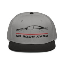 For ES 300h XV60 2013-2018 Fans Cap Luxury Sedan Snapback Hat Birthday Racing