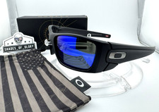 OAKLEY FUEL CELL SI MATTE BLACK USA FLAG BLUE GALAXY POLARIZED SUNGLASSES OO9096