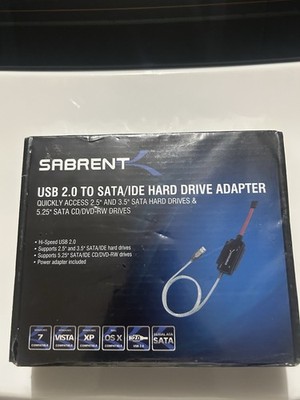 Sabrent USB 2.0 to SATA/IDE Adapter Plug & Play Hot-Swappable LED USB-DSC5