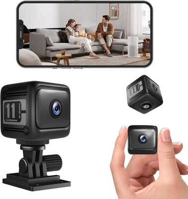 8 Hours Battery 2K Wi-Fi Mini Camera Wireless Security Cam Night Vision - Image 1 of 4