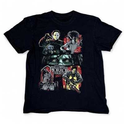 Universal Studios Halloween Horror Nights 2021 Black T-Shirt Adult