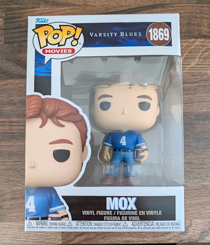 Funko Pop! Movies Varsity Blues Mox Vinyl Figure #1869 Age 3+ 2024