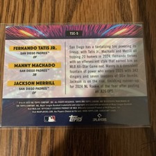 2025 Topps Cosmic Chrome -Star Clusters  Tatís Jr, Machado, Merrill #TSC-5