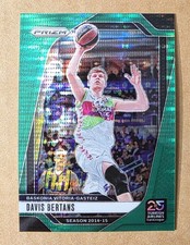 2024-25 Panini Prizm Euroleague Davis Bertans #171 Green Pulsar 16/25 Baskonia