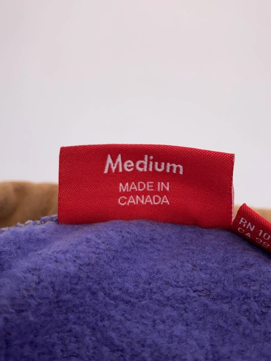 Felpa Supreme con cappuccio zip M cotone cammello usata