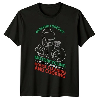 Weekend Forecast Motorrad ohne T-Shirt Biker Lifestyle Motorrad Geschenk