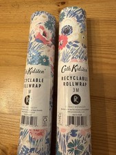 Cath Kidston Floral Recyclable Rollwrap Wrapping Paper  3 m x 700 mm  X 2 Rolls