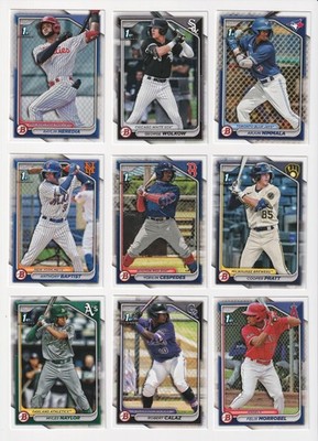 2024 BOWMAN BASEBALL BOWMAN PROSPECTS 1ST BOWMAN 52 CARD LOT