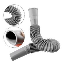 Universal Flexible Sink Drain Hose Pipe Extension Kitchen Basin Waste Pipe Conne