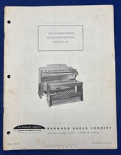 Original Hammond Organ Service Manual / D-100 -- CS2