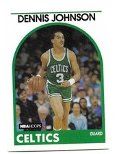 DENNIS JOHNSON 1989-90 HOOPS CARD NEAR MINT+ CONDITION