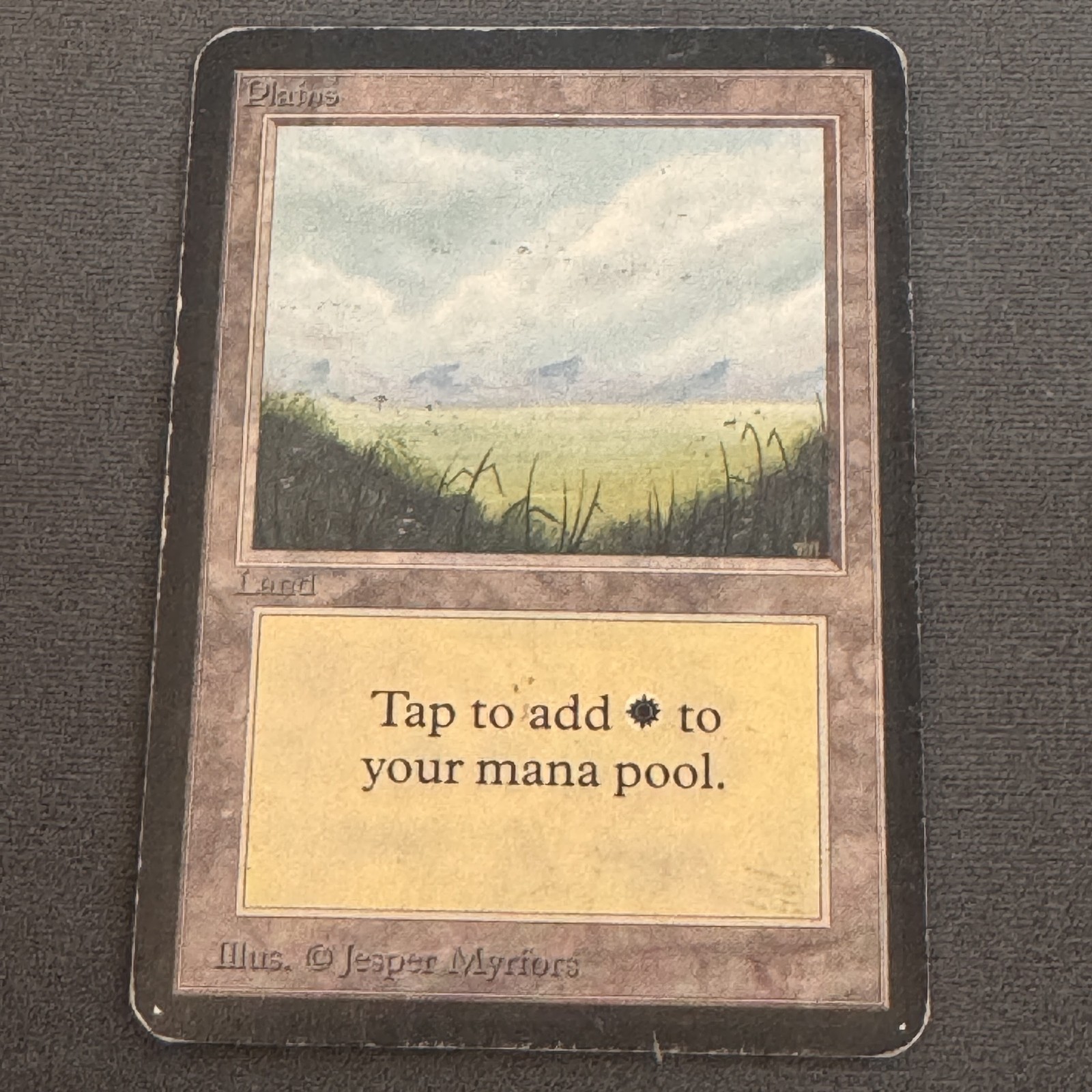 Plains (A) Limited Edition Alpha 286 MTG Magic The Gathering MP #2