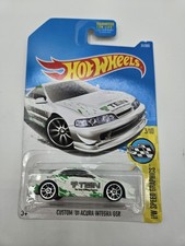Hot Wheels 01 Acura Integra Gsr Speed Graphics White Green Tein