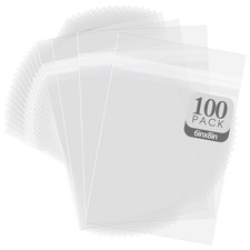 Golden State Art, Pack of 100, Acid-Free Crystal Clear Sleeves 6x8, 