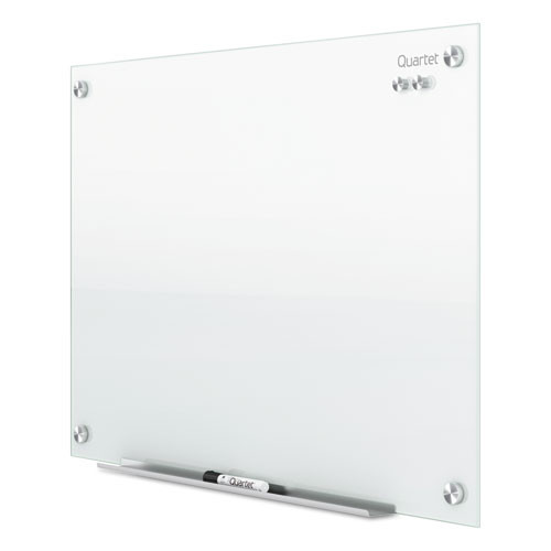 Quartet Infinity Magnetic Glass Marker Board, 48 X 36, White