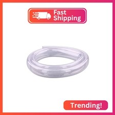 DERNORD PVC Tubing 1"ID X 1 1/4"OD Flexible Clear Vinyl Hose 5 Feet for Food Gra