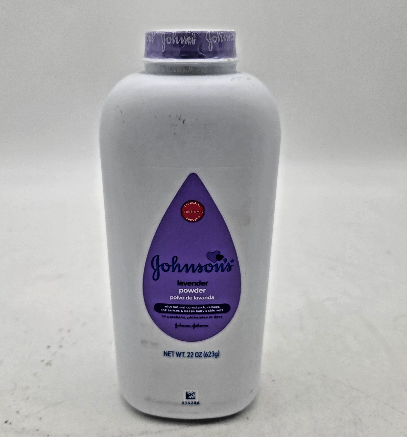 Johnson’s Lavender Powder Baby Powder Relaxing w/ Cornstarch, 22oz - New Sealed