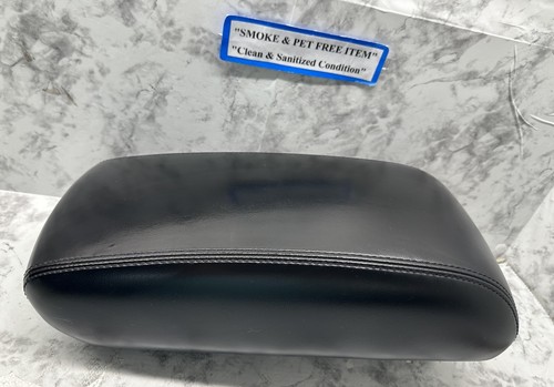 2014-2017 Jeep Grand Cherokee Front Floor Console Black Leather Armrest Lid Only - Picture 7 of 17