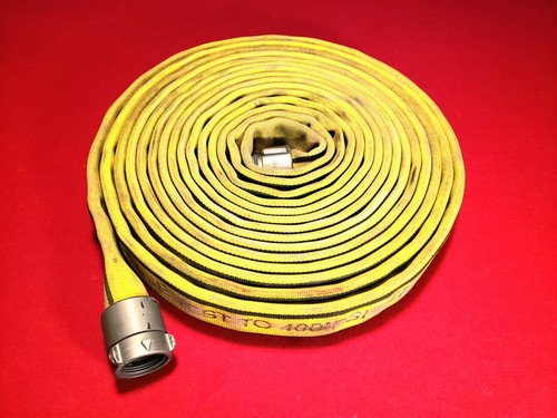 Matex Cobra Combat 1-3/4" Fire Attack Hose 400 PSI Double Jacket Yellow