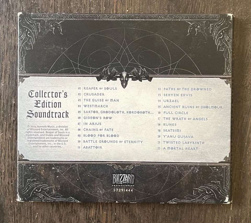 Diablo III: Reaper of Souls Banda Sonora Original BSO CD Blizzard Music Foto 2 de 4