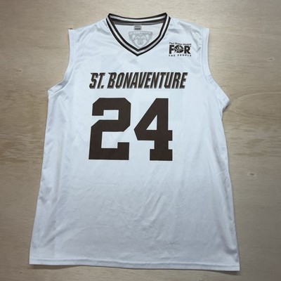 St. Bonaventure Bonnies Basketball White Jersey #24 Men s XL