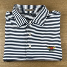 Peter Millar Summer Comfort Polo Shirt Baltusrol Golf Stripe Performance Mens XL