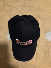 WYNN'S RACING Black Snapback Hat Embroidered Logo Patch Cap