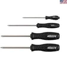 Precision 4-Piece JIS Screwdriver Set in Durable Alloy Steel for Professionals
