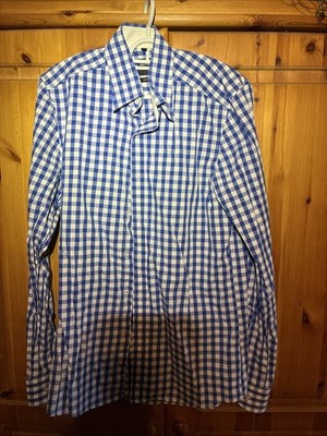 Karohemd Blau Weiß Olymp Level Five Body Fit 38