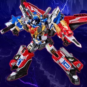 Metal Cardbot W Blayon & Blue Cop W & Grand Blue Leon Robot Set FedEx