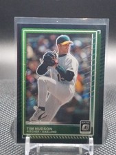 2025 Donruss Baseball Tim Hudson Optic Black Velocity Prizm /39 A's